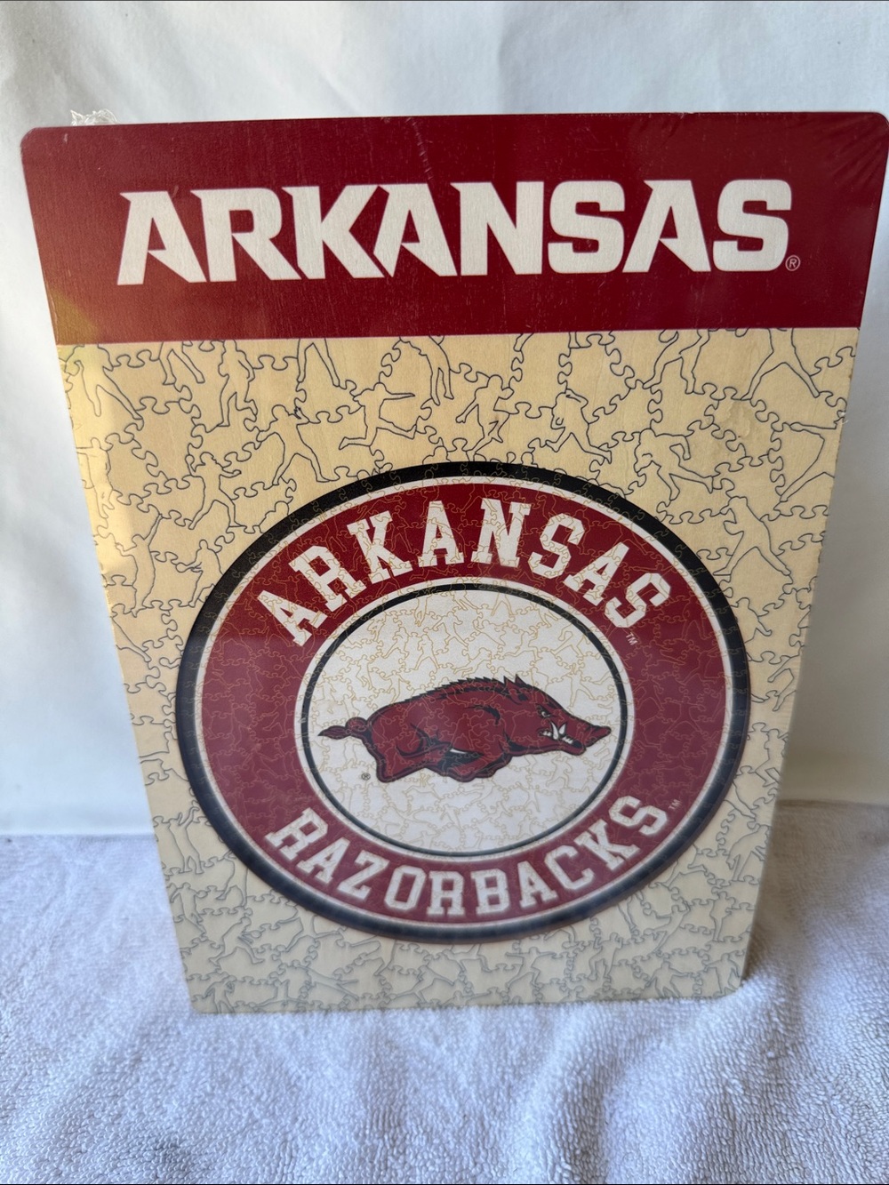 Arkansas Razorbacks wooden puzzle